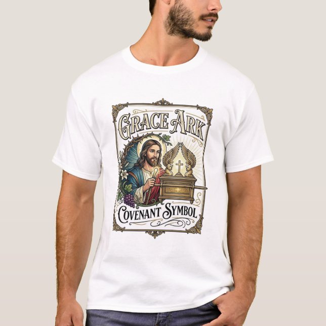T-shirt Symbole de l'Arche de la Grâce de l'Arche de Jésus (Devant)