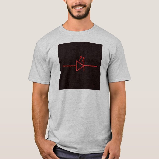 T-shirt Symbole de LED (Devant)