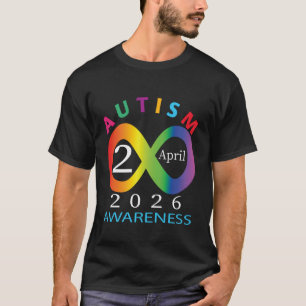 T-shirt Symbole de l'infini arc-en-ciel u2013 Neurodiversi