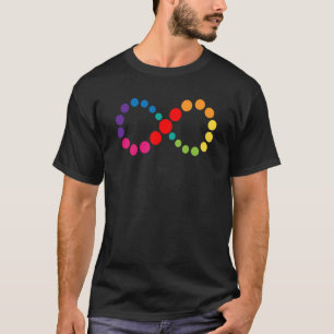 T-shirt Symbole de l'infini de l'autisme
