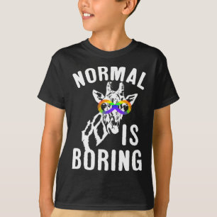 T-shirt Symbole de l'infini Normal est ennuyeux Sensibilis