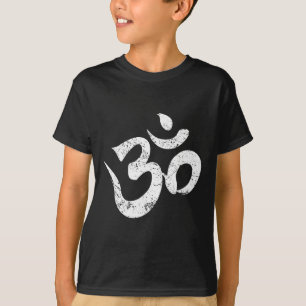 T-shirt Symbole de méditation Ohm Aum spirituel indien bou