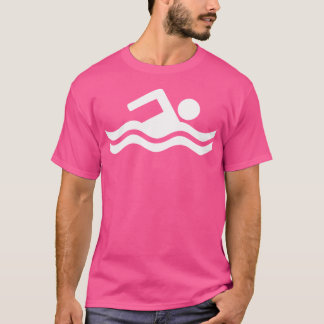 T-shirt Symbole de natation
