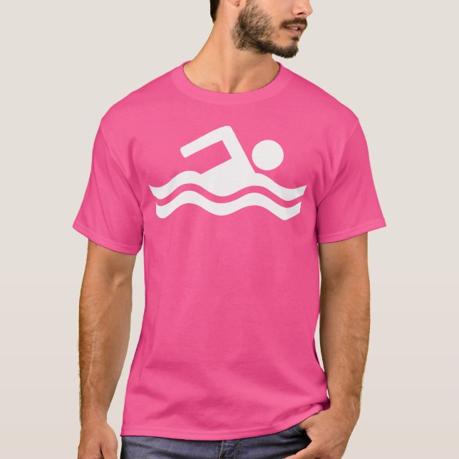 T-shirt Symbole de natation (Devant)