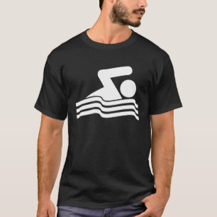 T-shirt Symbole de natation nage nage nage nage nager