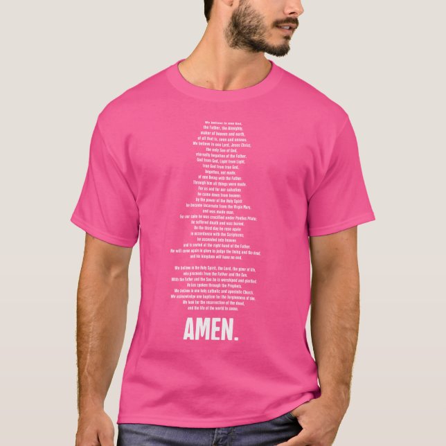 T-shirt Symbole de Nicée intégral (Devant)