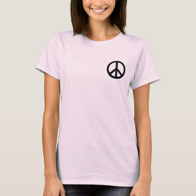 T-shirt symbole de paix (Devant)