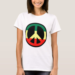 T-shirt Symbole de paix de Rasta