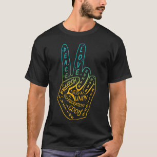 T-shirt Symbole de paix Faire de la paix pas de la guerre