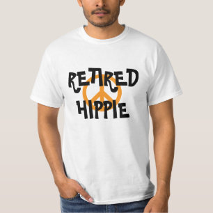 T-shirt Symbole de paix Hippie à la retraite
