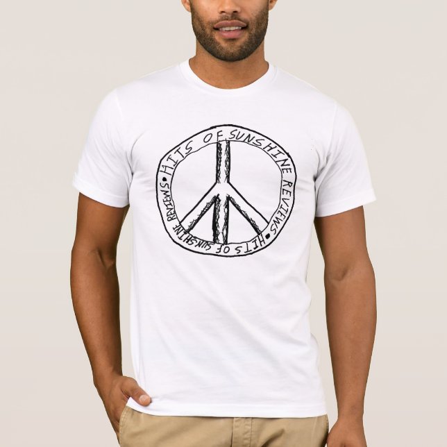 T-shirt Symbole de paix pour hommes (Devant)