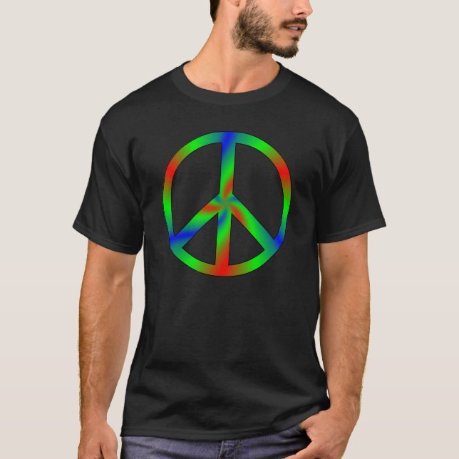 T-shirt SYMBOLE DE PAIX RGP Vêtements pour adultes (Devant)