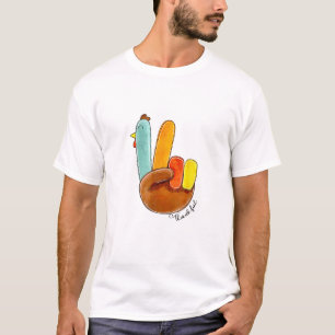 T-shirt Symbole de paix Thanksgiving pour les amoureux