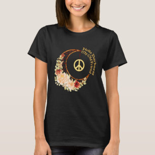 T-shirt Symbole de paix Vibe positive colorée