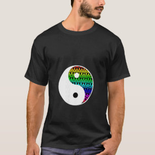 T-shirt Symbole de paix Yin et Yang Symbole de l'amour