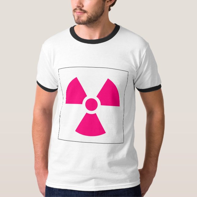 T-shirt Symbole de panneau d'avertissement de symbole de (Devant)
