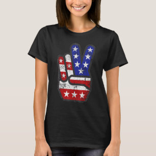 T-shirt SYMBOLE DE Patriotique 4 juillet Américain Drapeau