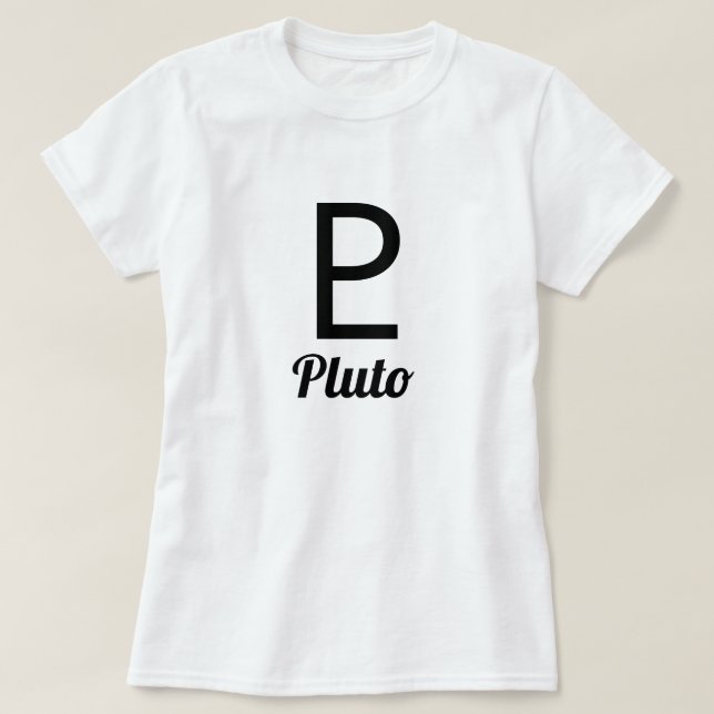 T-shirt Symbole de Pluton (Design devant)