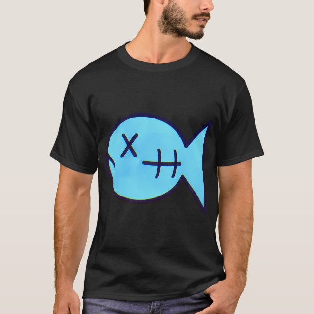 T-shirt Symbole de poisson mort (Devant)