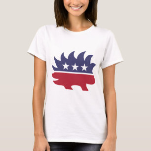 T-shirt Symbole de Porcupine du Parti Libertarien