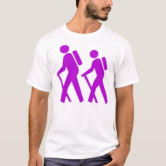 T-shirt Symbole de randonnée (Devant)