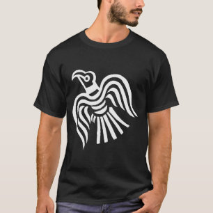 T-shirt Symbole de Raven de bannière de Viking
