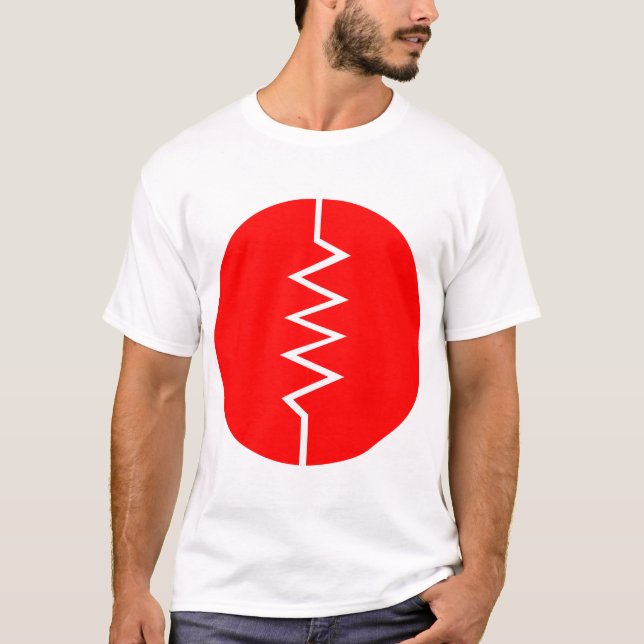 T-shirt Symbole de résistance - Cerclé (Devant)