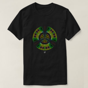 T-shirt symbole de risque biologique psychédélique (ou quo