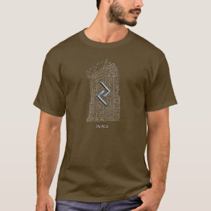 T-shirt Symbole de rune de Jera (avant et arrières