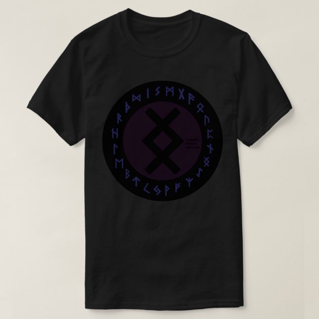 T-shirt Symbole de rune violette Inguz Futhark (Design devant)