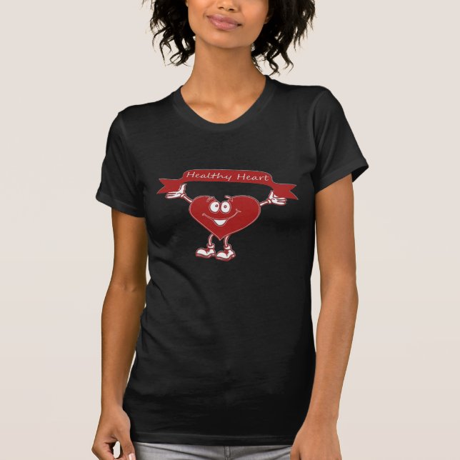 T-shirt Symbole de sensibilisation de l'homme du coeur sai (Devant)