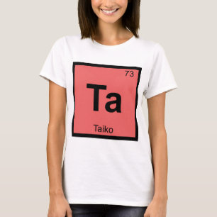 T-shirt Symbole de table périodique de la chimie musicale