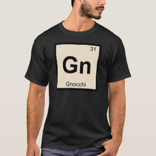 T-shirt Symbole de table périodique Gn - Chimie Gnocchi