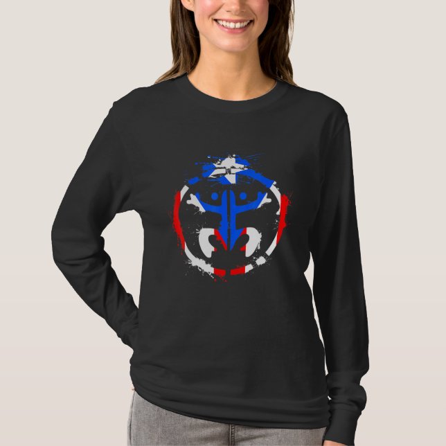 T-shirt Symbole de Taino Coqui - Boricua - Patrimoine hisp (Devant)