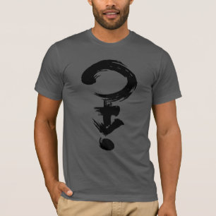 T-shirt Symbole de traçage de genre de question
