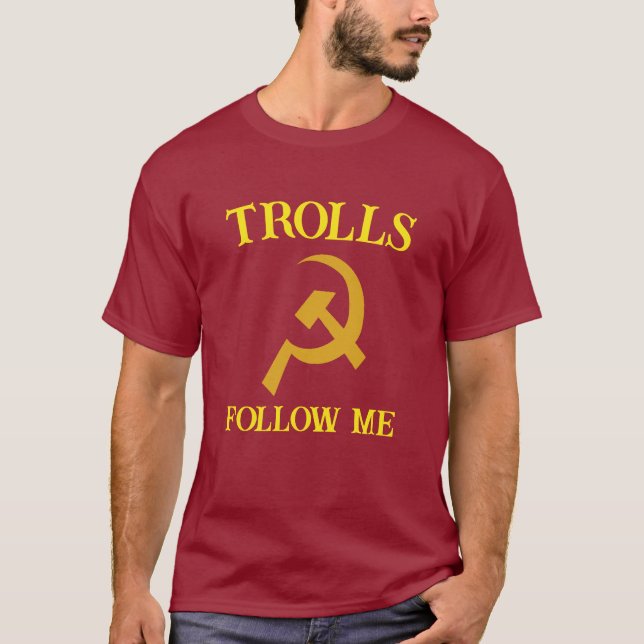 T-shirt symbole de troll russe (Devant)