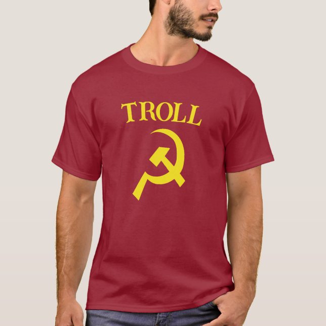 T-shirt SYMBOLE DE TROUILLE Russe (Devant)