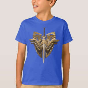 T-shirt Symbole de Wonder Woman avec l'épée de la justice