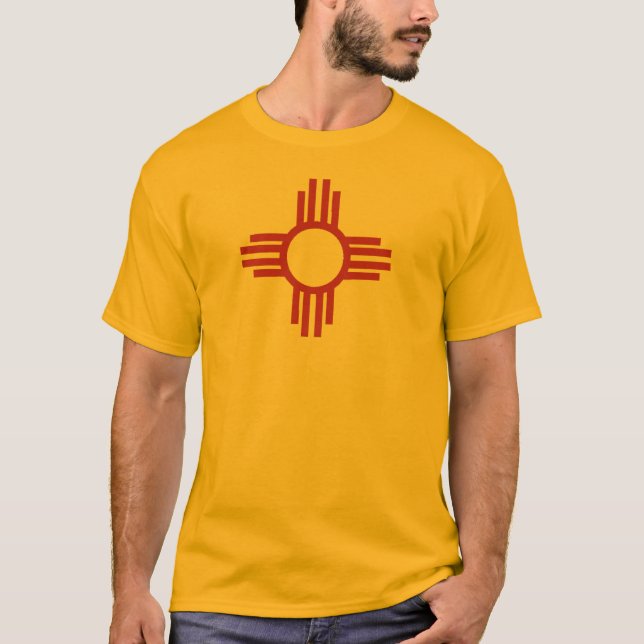 T-shirt Symbole de Zia Sun du Nouveau Mexique (Devant)