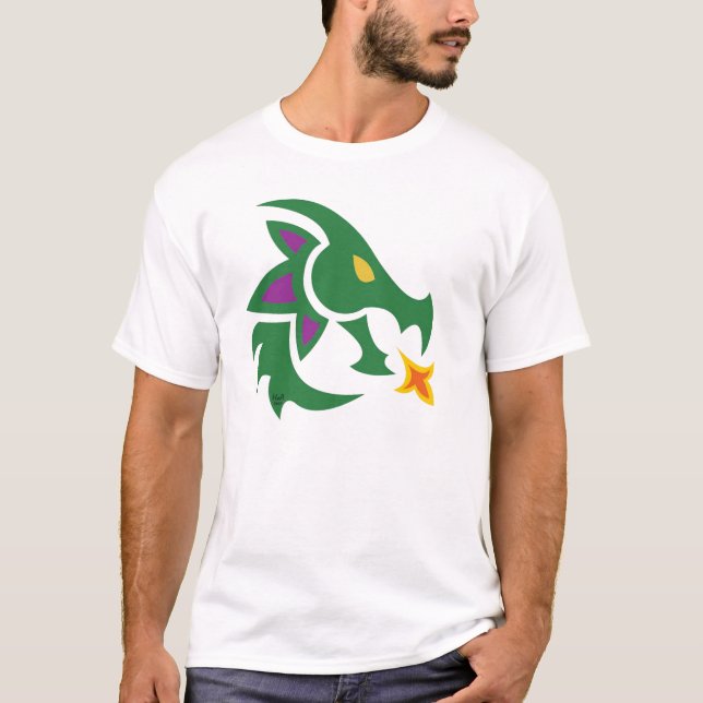 T-shirt Symbole de zodiaque de dragon (Devant)
