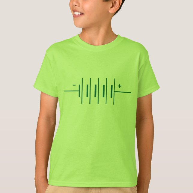 T-shirt Symbole des batteries (Devant)