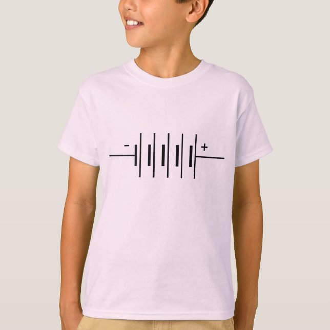 T-shirt Symbole des batteries (Devant)
