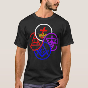 T-shirt Symbole des diplômes du rite maçonnique de York 