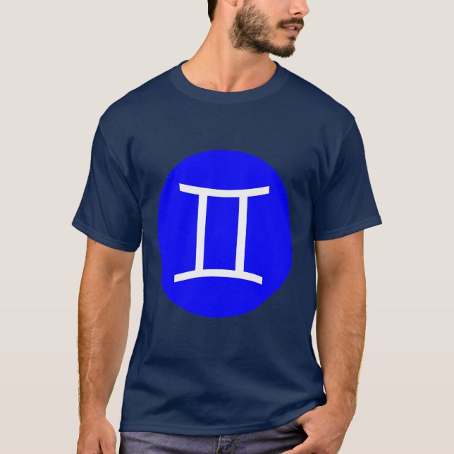 T-shirt Symbole des Gémeaux (Devant)