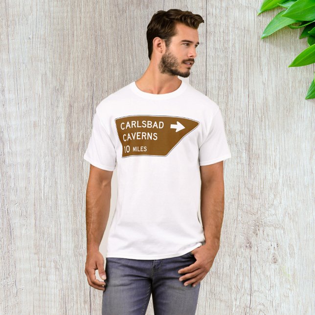 T-shirt Symbole des grottes de Carlsbad (Créateur téléchargé)
