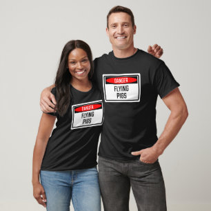 T-shirt Symbole des porcs volants en danger