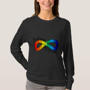 T-shirt Symbole d'infini arc-en-ciel