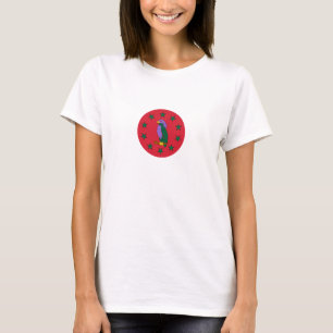 T-shirt Symbole dominicain du perroquet