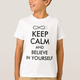 T-shirt Symbole double infini - noir & blanc