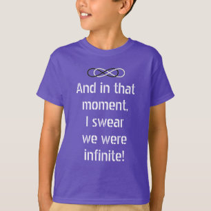 T-shirt Symbole double Infinité - Noir & Blanc + disant
